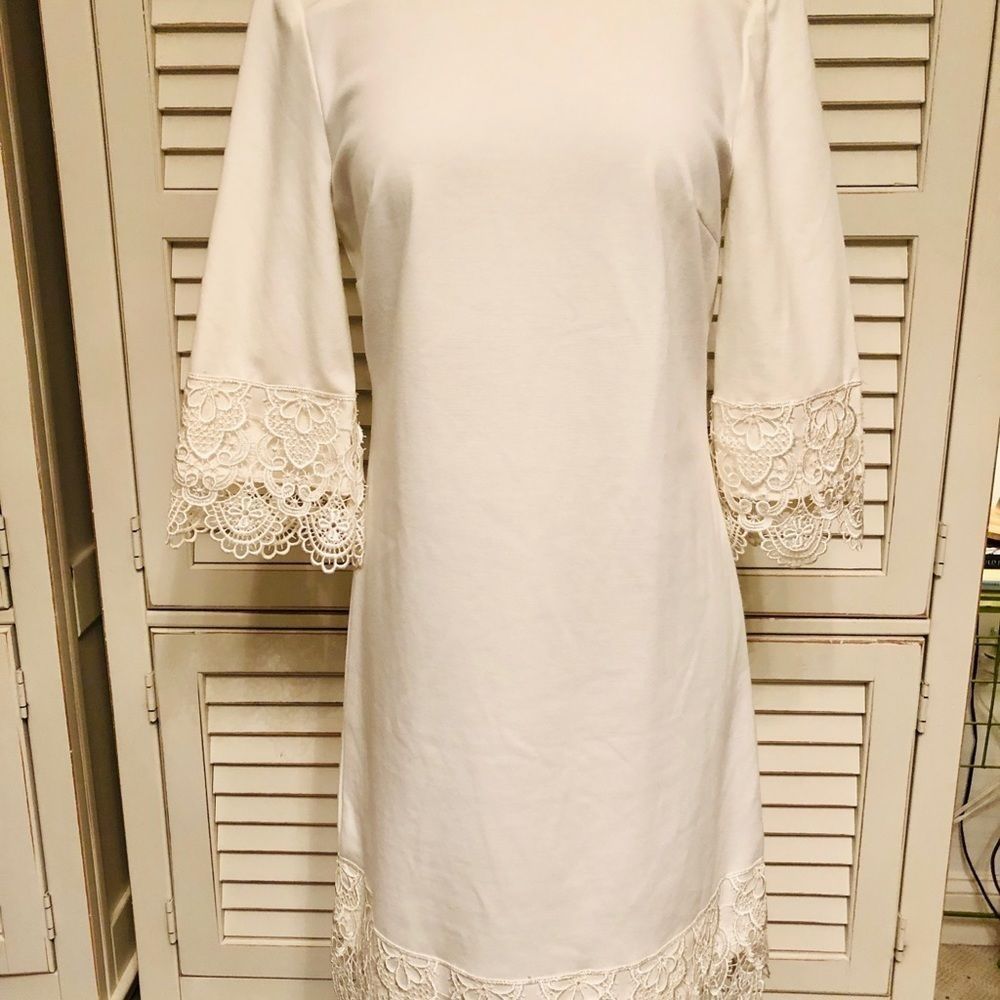 Easter Dress Ivory Lace 3/4 Sleeve 8 Belk